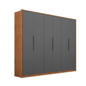 Guarda-Roupa Casal Atrice 6 PT 6 GV Amendola e Grafito