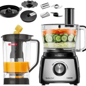 Multiprocessador de Alimentos Mondial Preto
