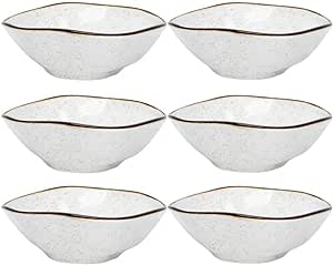 Tigelas em Porcelana Oxford Ryo Maresia, 500ml, Conjunto de 6