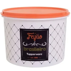 Tupperware Caixa Feijão 2kg Bistrô Original Porta Mantimentos Pote Vasilha Tampa Hermética Tapoer Tapuer Tapauer